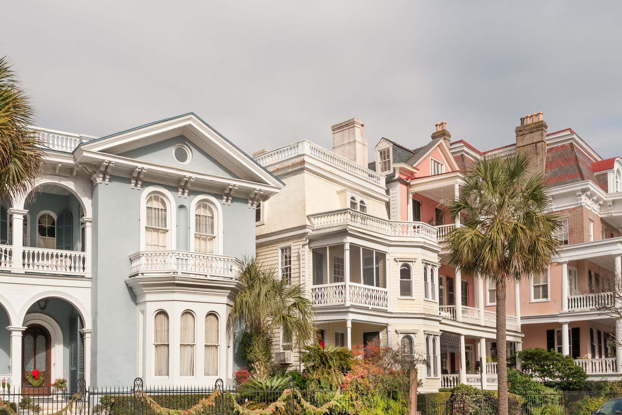 Charleston colonial houses