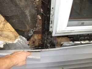 water damage, property maintenance, Channeled Water Damage