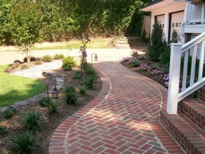 Well-thought-out hardscaping serves to accent the greenery.