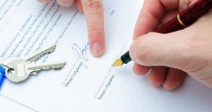 signing of Rental agreement